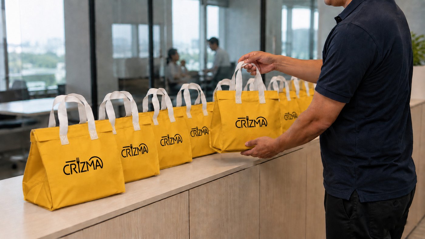 Bolsas de entrega CRYZMA listas para un pedido urgente